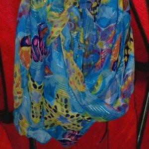 84" Multi-function: scarf, a swimsuit cover up, co